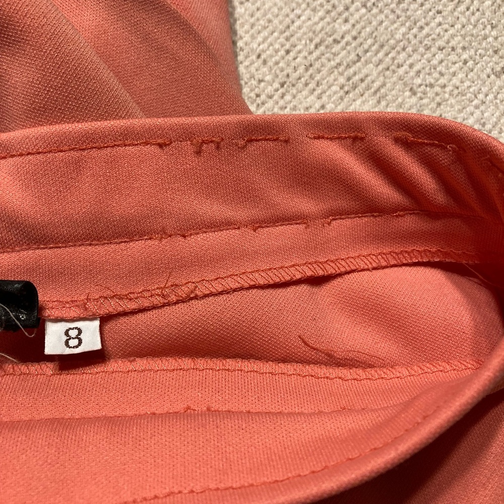 Givenchy Sport Vintage Orange Pant Slacks Size 8 - Picture 4 of 8